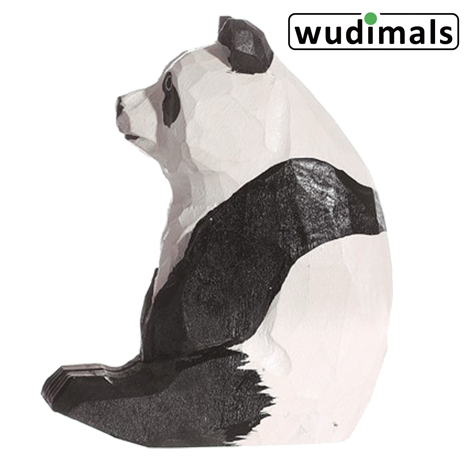 Wudimals A040705 - Panda Panda handgeschnitzt aus Holz