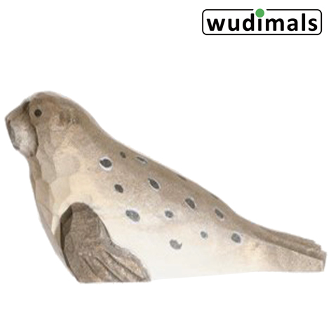 Wudimals A040808 - Seehund Harbour Seal handgeschnitzt aus Holz