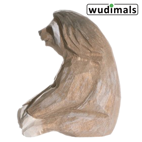 Wudimals A040719 - Faultier Sloth handgeschnitzt aus Holz