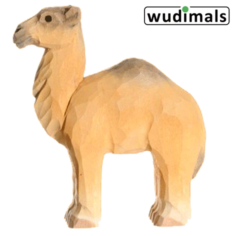 Wudimals A040473 - Dromedar Dromedary handgeschnitzt aus Holz