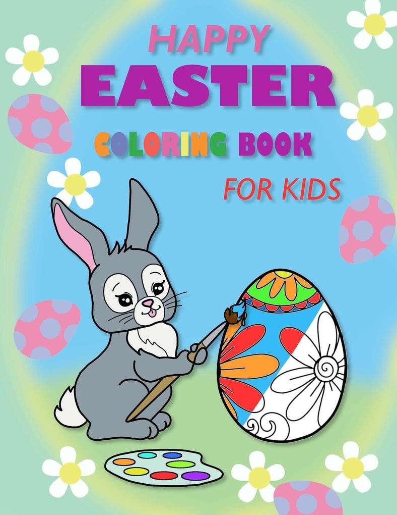 Happy Easter coloring book for kids