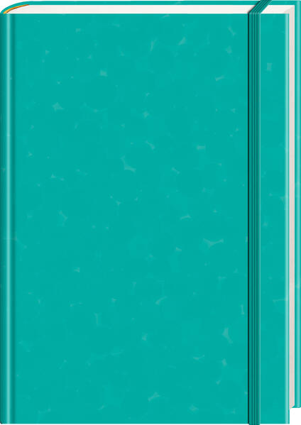 Anaconda Notizbuch/Notebook/Blank Book punktiert textiles Gummiband grün Hardcover (A5) 120g/m² Papier