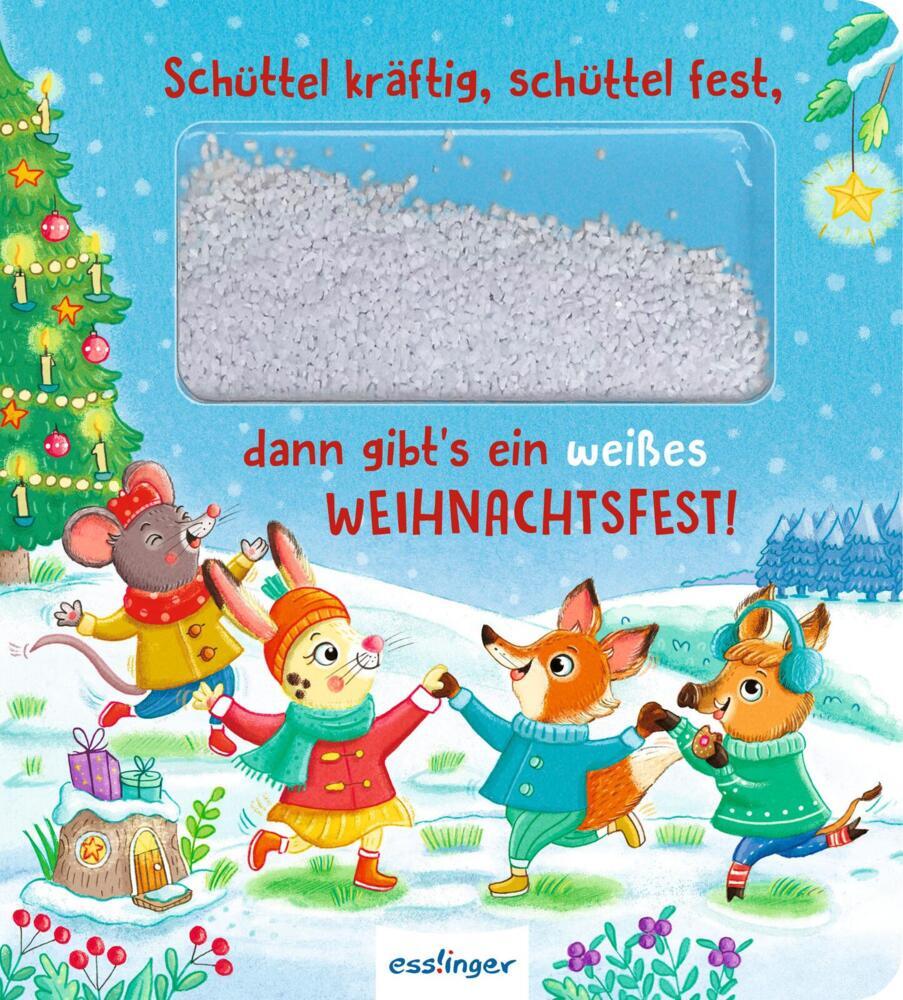 Schüttel-Pappe: Schüttel kräftig schüttel fest dann gibt's ein weißes Weihnachtsfest!