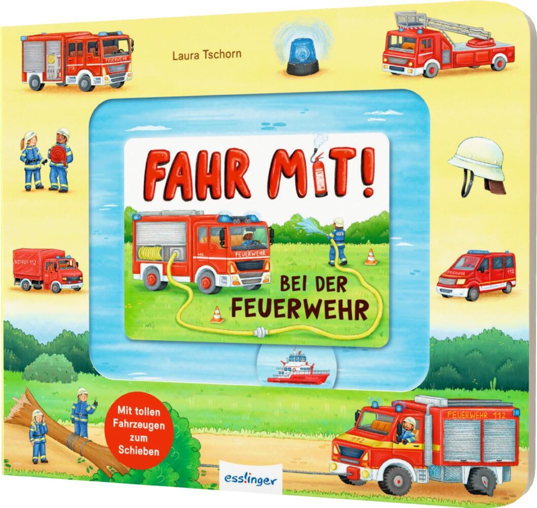 Esslinger Verlag Meine Schiebebahn-Pappe: Fahr Mit Bei Der Feuerwehr - Bild 5