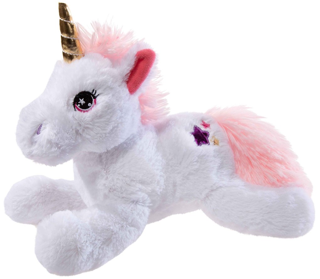 Heunec 351578 - EINHORN liegend weiß Plüschtier 30 cm