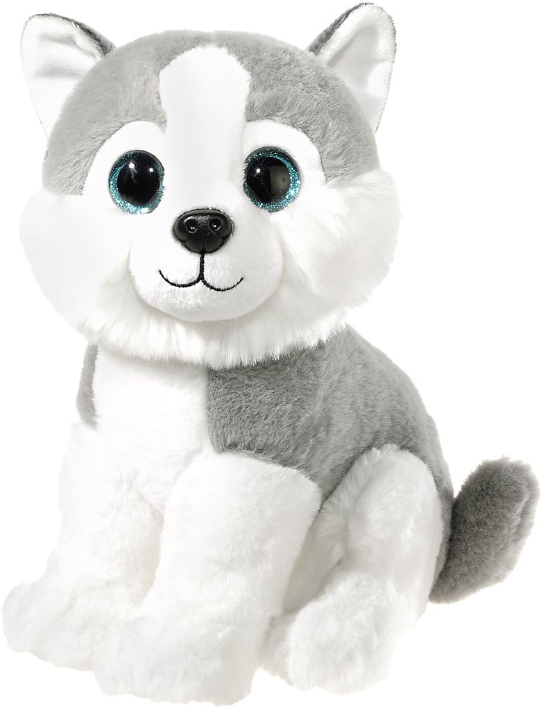 Plüschtier MI CLASSICO Husky, mit Glitzeraugen
