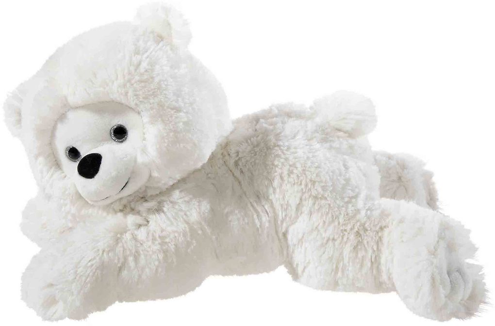 BÄRLI liegend creme, Plüschtier Bär, 30cm