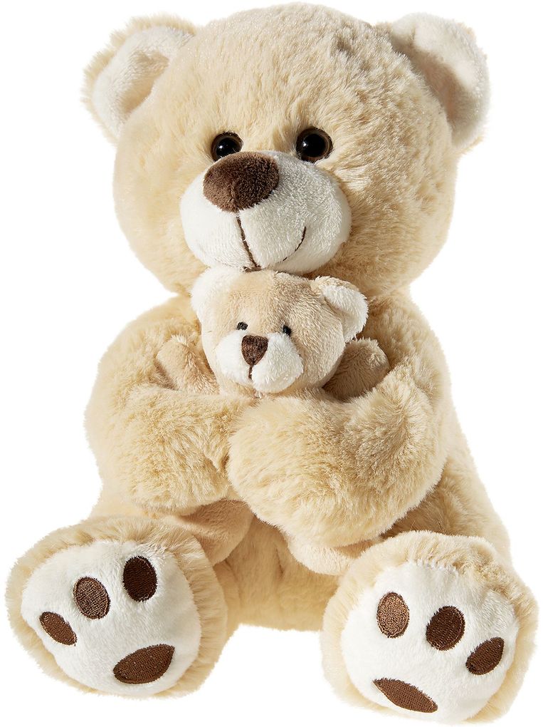 Heunec - Bär mit Baby hellbraun