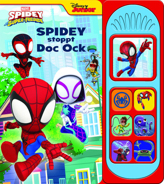 Marvel Spidey und seine Super-Freunde - Spidey stoppt Doc Ock - Soundbuch - Pappbilderbuch mit 7 net