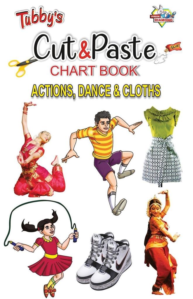 Tubbys Cut & Paste Chart Book Action Dance & Cloths
