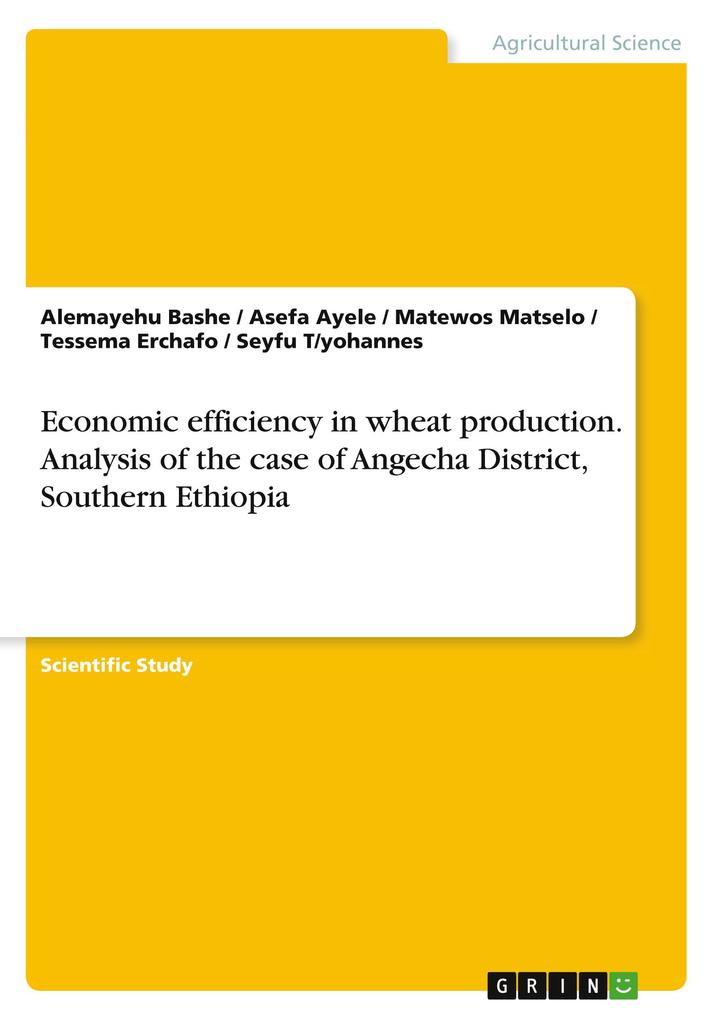 Economic efficiency in wheat production. Analysis of the case of Angecha District Southern Ethiopia