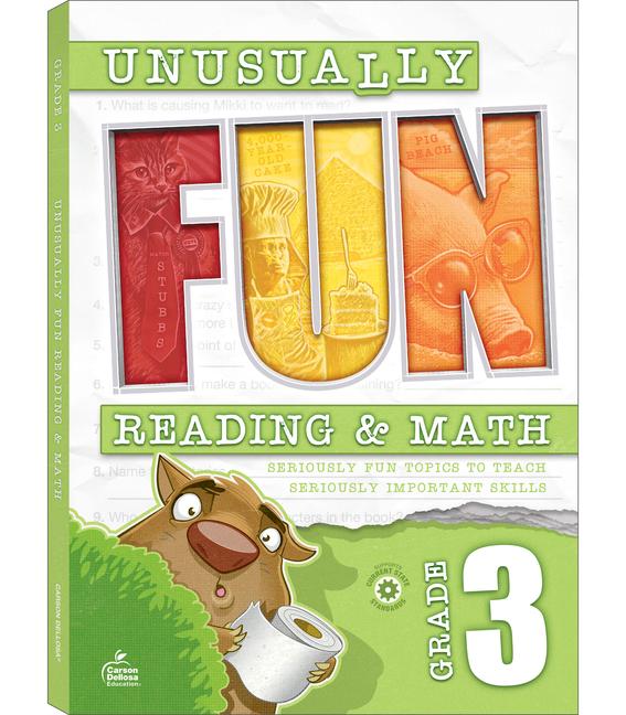 Unusually Fun Reading & Math Workbook Grade 3