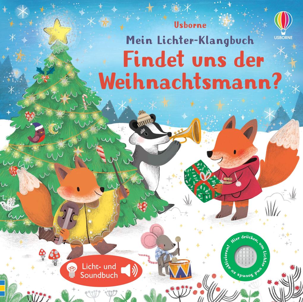 Sam Taplin: Mein Lichter-Klangbuch: Findet uns der Weihnachtsmann? - gebunden - Bild 3