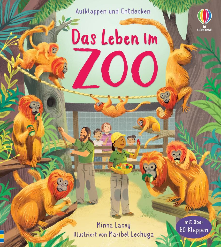 Usborne Verlag Aufklappen Und Entdecken: Das Leben Im Zoo