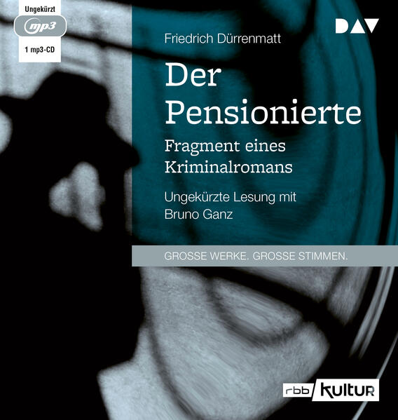 Der Pensionierte. Fragment eines Kriminalromans1 Audio-CD 1 MP3