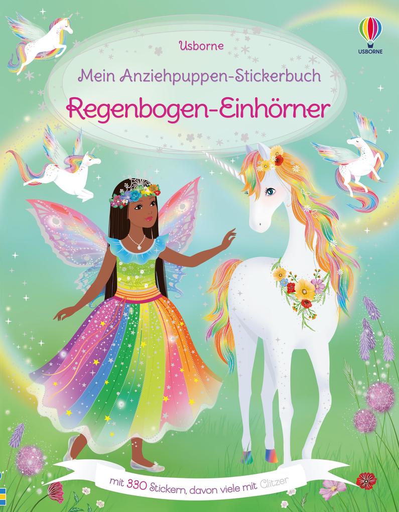 Mein Anziehpuppen-Stickerbuch: Regenbogen-Einhörner - Bild 6