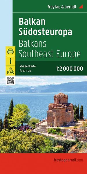 Freytag + Berndt Freytag & Berndt Straßenkarte Balkan - Südosteuropa 1, 2 Mio.