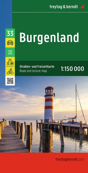 freytag & berndt Straßenkarte Burgenland 1:150.000