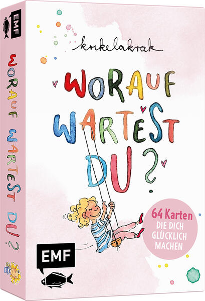 Kartenbox: Worauf wartest du? - 64 Karten die dich glücklich machen