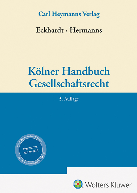 Heymanns Verlag Gmbh Kölner Handbuch Gesellschaftsrecht - Bild 5