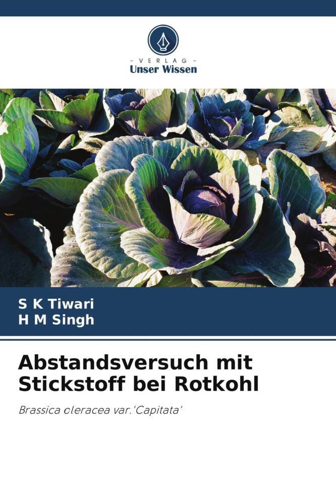 Abstandsversuch mit Stickstoff bei Rotkohl