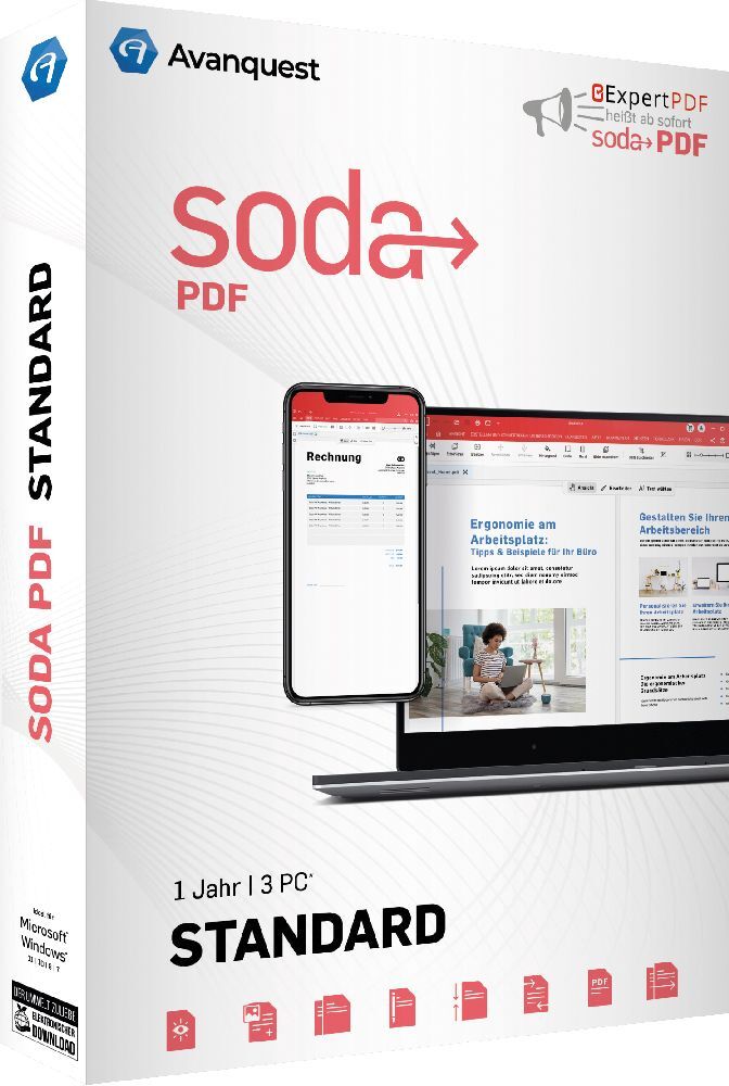 Soda PDF Standard Code in a Box