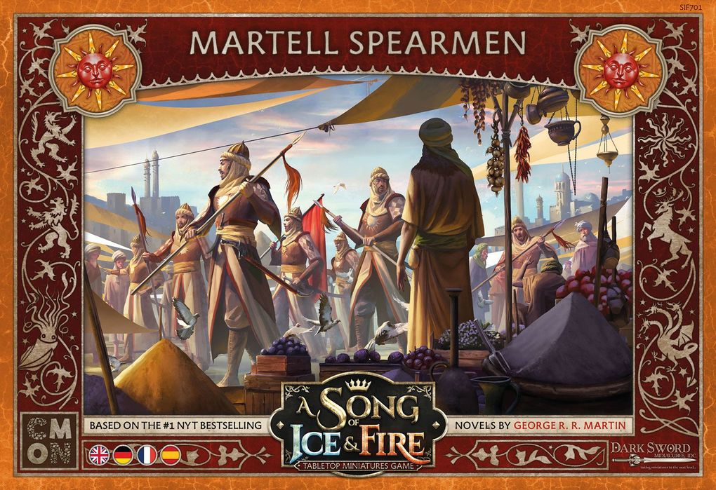 CMON - A Song of Ice & Fire - Martell Spearmen Speerträger von Haus Martell