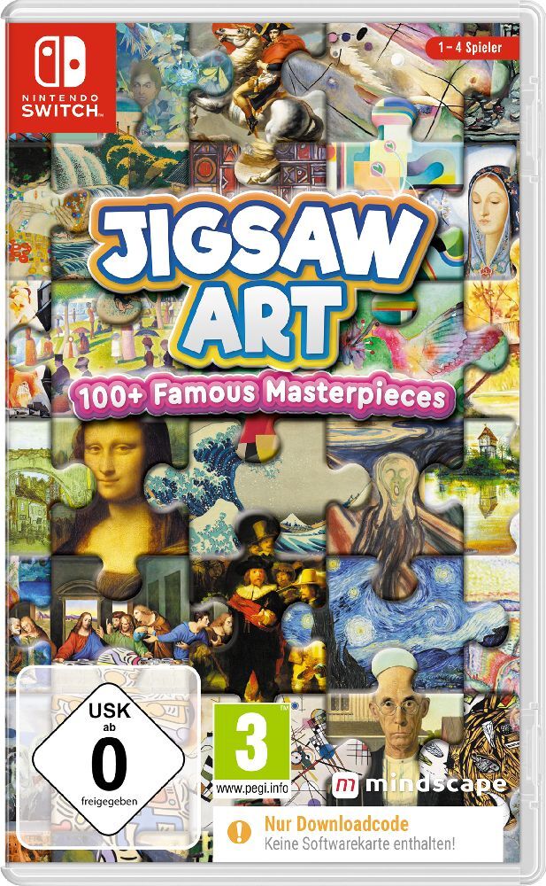 Jigsaw Art: 100+ Famous Masterpieces (CiB) Switch 1 Nintendo Switch-Spiel