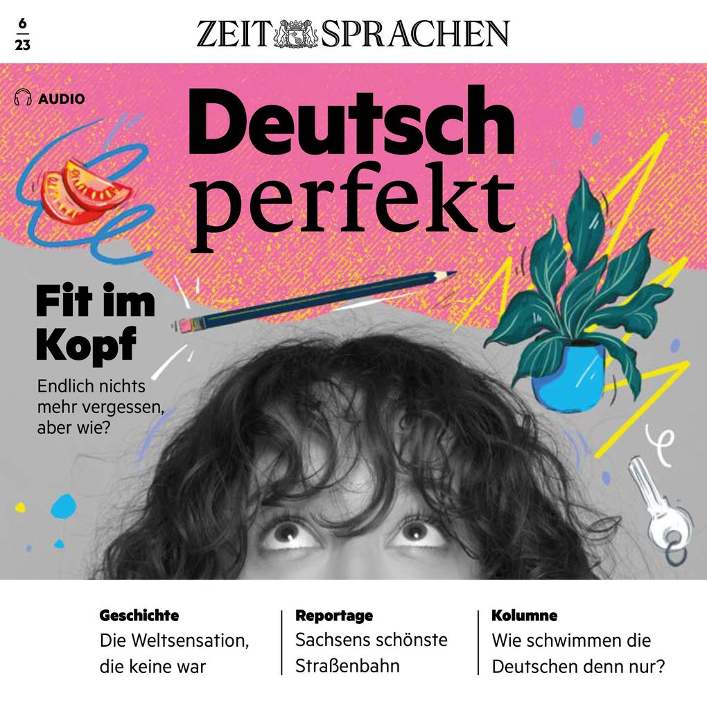 Deutsch lernen Audio Fit im Kopf