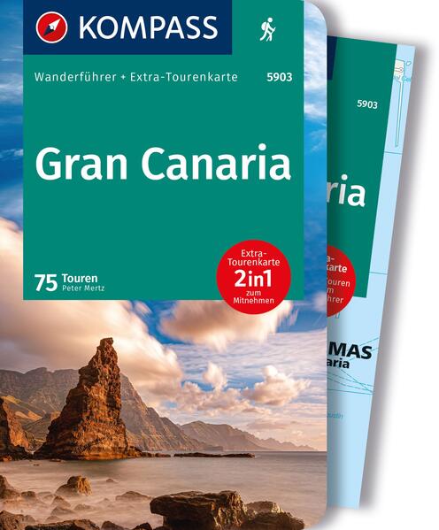 KOMPASS Wanderführer Gran Canaria 75 Touren mit Extra-Tourenkarte