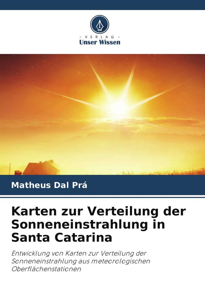 Karten zur Verteilung der Sonneneinstrahlung in Santa Catarina