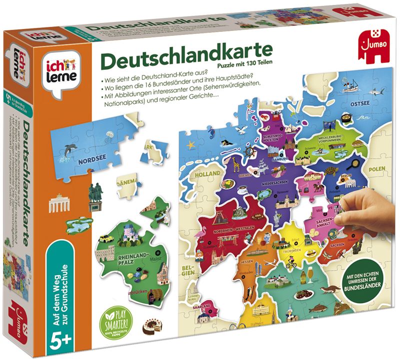 Jumbo Spiele - Ich lerne Deutschlandkarte
