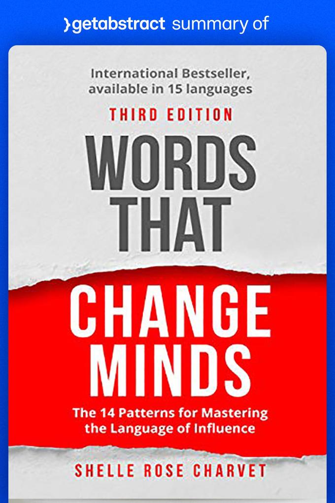 Summary of Words That Change Minds by Shelle Charvet