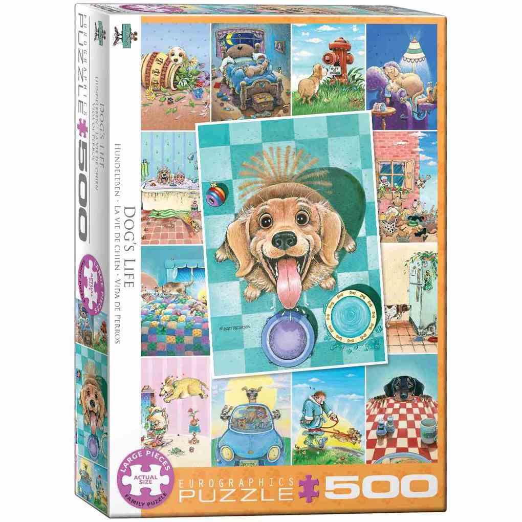 Eurographics 6500-5365 - Ein Hundeleben von Gary Patterson Puzzle 500 Teile