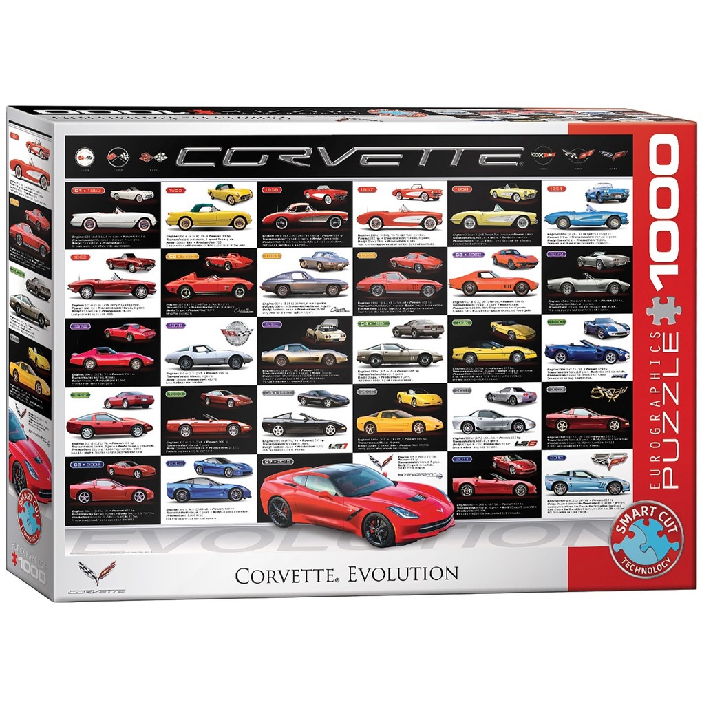 Eurographics 6000-0683 - Evolution der Covettes Puzzle 1.000 Teile
