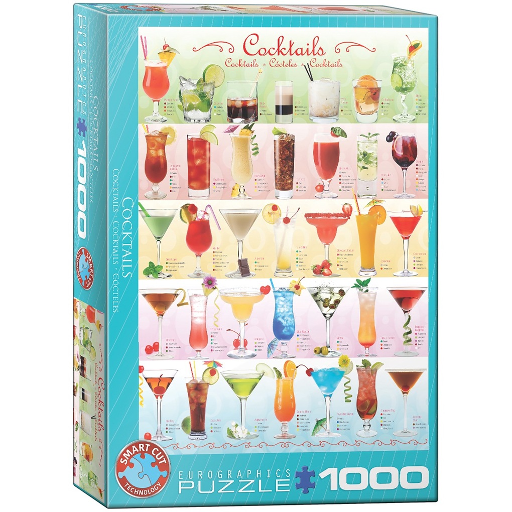 Eurographics 6000-0588 - Cocktails Puzzle 1.000 Teile