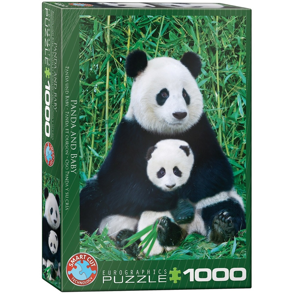 Eurographics 6000-0173 - Panda und Baby Puzzle 1.000 Teile