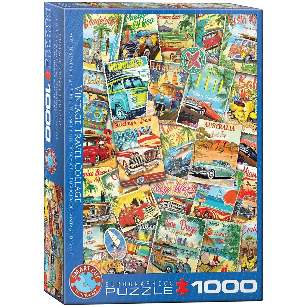 Eurographics 6000-5628 - Alte Reisewerbung Puzzle 1.000 Teile