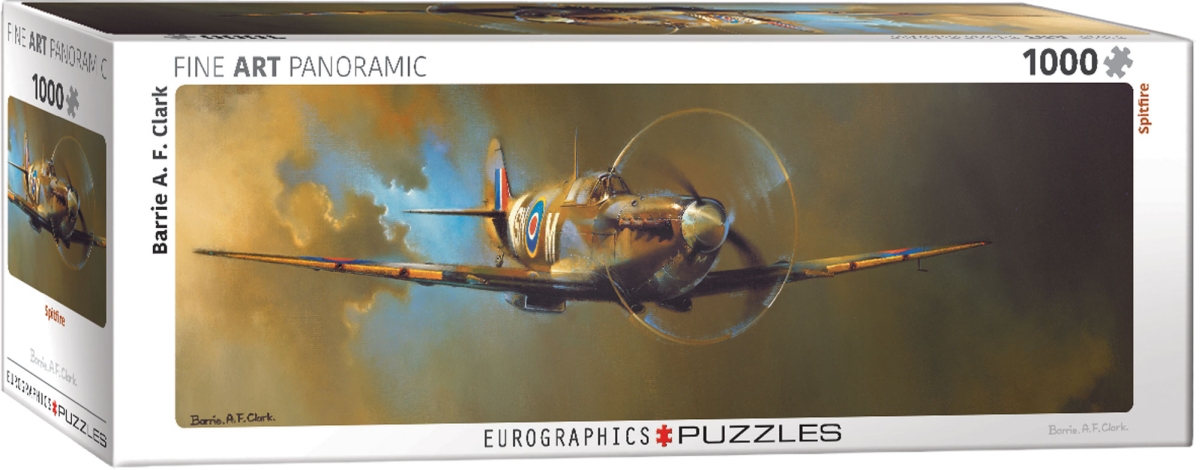 Eurographics 6010-0952 - Spitfire durchbricht die Wolken Panorama Puzzle - 1000 Teile