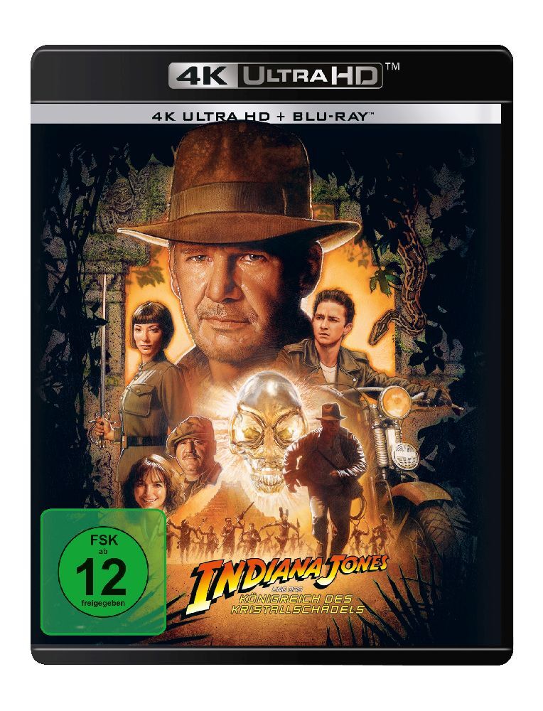 Indiana Jones und das Königreich des Kristallschädels 1 4K UHD-Blu-ray + 1 Blu-ray