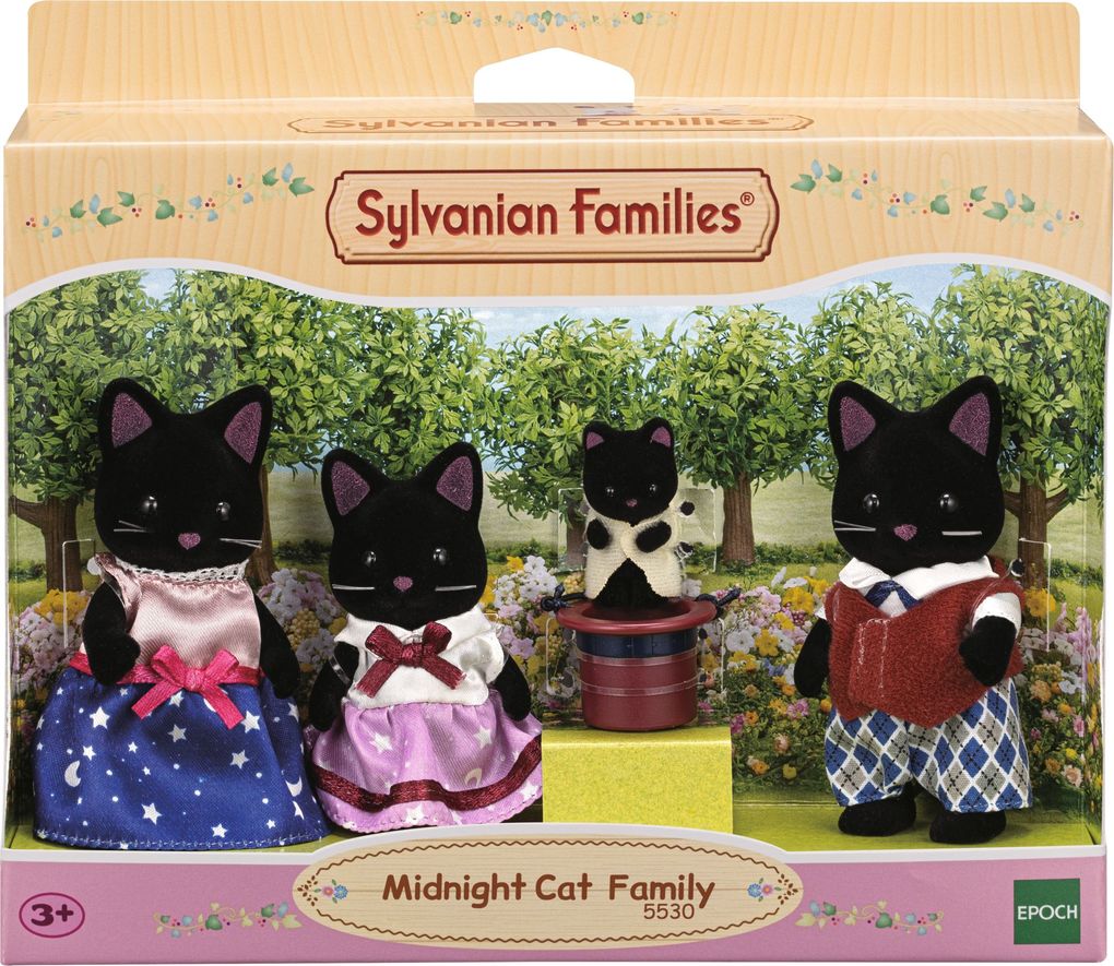 Sylvanian Families - Schwarze Katzen Familie
