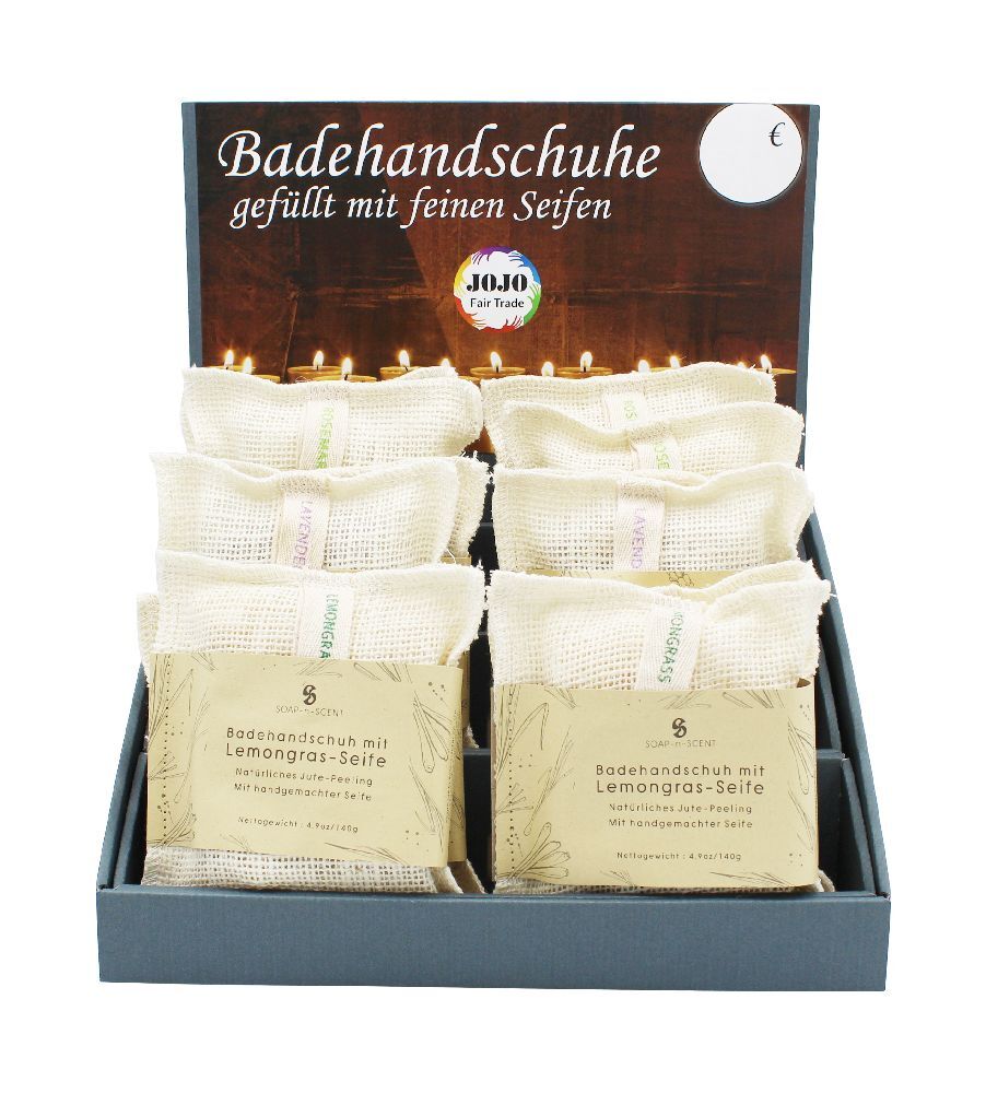 Badehandschuhe Sortiment