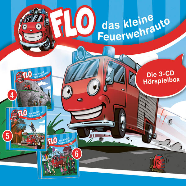 CD-Box 2: Flo das kleine Feuerwehrauto (Folgen 4-6)