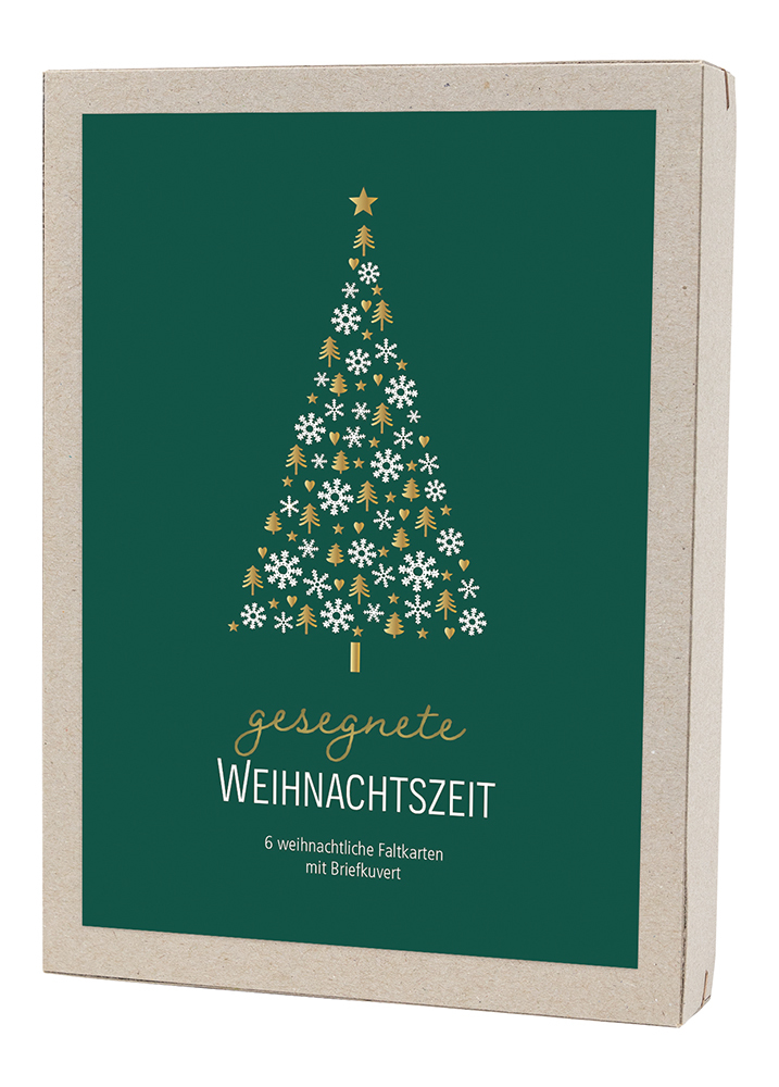 Kartenbox Weihnachten - gesegnete Weihnachtszeit