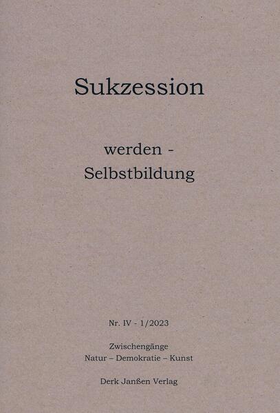 werden - Selbstbildung