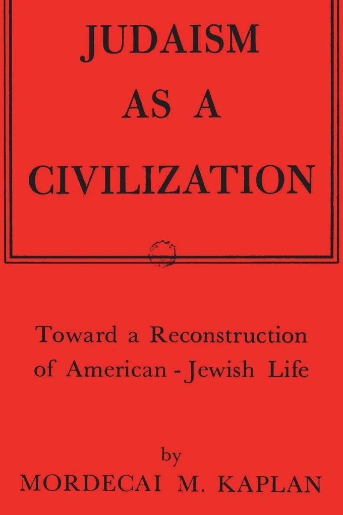 Judaism as a Civilization
