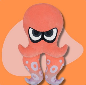 Nintendo Splatoon Octopus orange Plüsch 23 cm