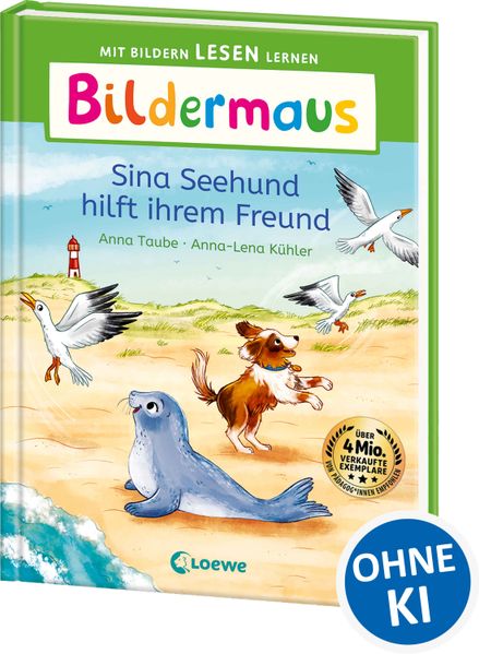 Bildermaus - Sina Seehund hilft ihrem Freund