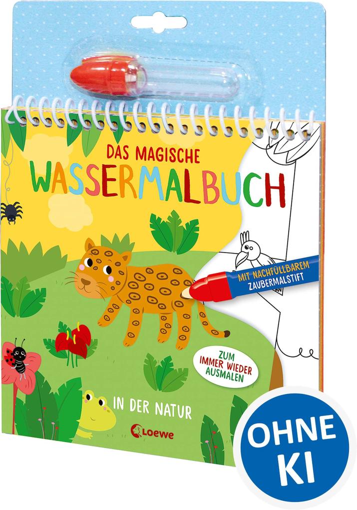 Das magische Wassermalbuch - In der Natur