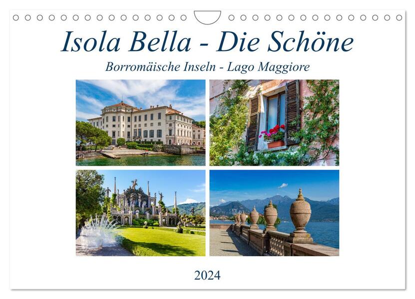 Isola Bella - Die Schöne (Wandkalender 2024 DIN A4 quer) CALVENDO Monatskalender